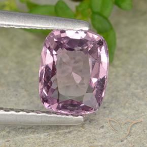Spinelle Gris-pourpre naturelle Coussin, 1.39 ct, VVS-VS