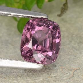 Spinelle Pourpre moyen naturelle Coussin, 1.71 ct, VS