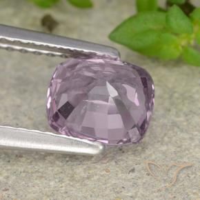Spinelle Pourpre très clair naturelle Coussin, 1.39 ct, VVS-VS