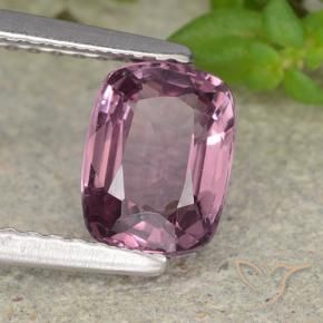 Spinelle Pourpre moyen-foncé naturelle Coussin, 1.21 ct, VVS-VS