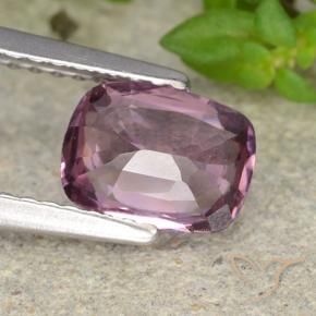 Spinelle Pourpre moyen-foncé naturelle Coussin, 1.21 ct, VVS-VS