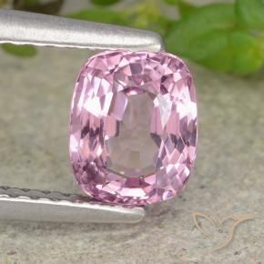 Spinelle Rose pourpre léger naturelle Coupe coussin, 1.22 ct, VVS-VS