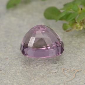 Spinelle Pourpre violet rosâtre naturelle Coussin, 1.22 ct, VVS-VS