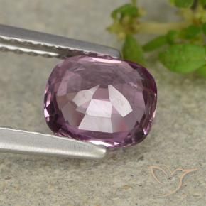 Spinelle Violet rougeâtre naturelle Coussin, 1.19 ct, VVS-VS