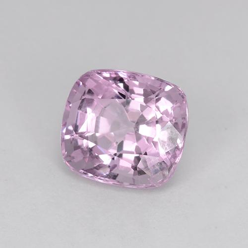 Spinelle Pourpre violet rosâtre naturelle Coupe coussin, 1.54 ct, VVS-VS