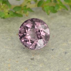Spinelle pourpre naturelle coupe roude, 0,74 ct, VVS-VS