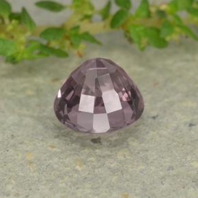 Spinelle pourpre naturelle coupe roude, 0,74 ct, VVS-VS
