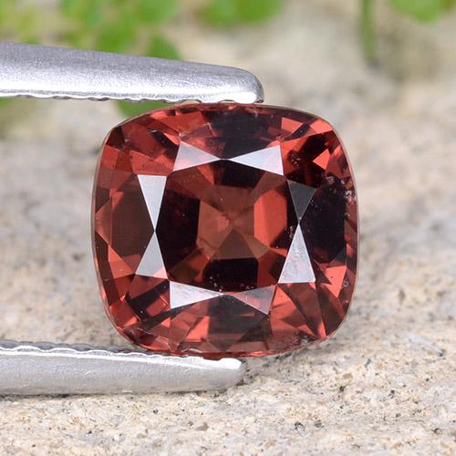 Spinelle rouge naturelle coupe coussin, 1,13 ct, VS
