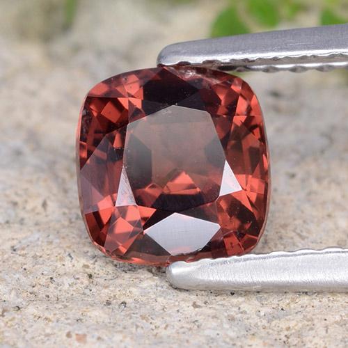 Spinelle rouge naturelle coupe coussin, 1,13 ct, VS