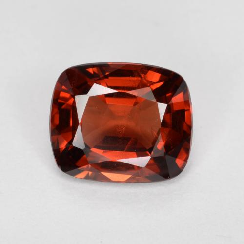 Spinelle rouge naturelle coupe coussin, 1,15 ct, VS