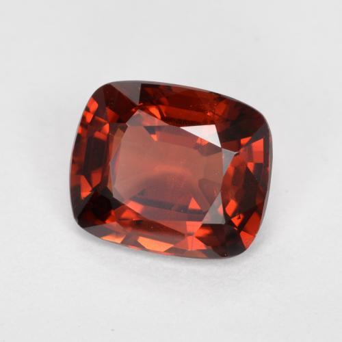 Spinelle rouge naturelle coupe coussin, 1,15 ct, VS