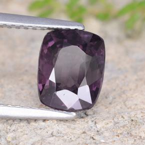 Spinelle Violet foncé naturelle Coupe coussin, 2.47 ct, VS