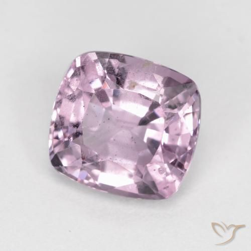Spinelle Pourpre rosâtre très clair naturelle Coussin, 1.46 ct, VS