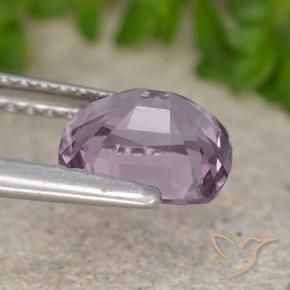 Spinelle Rose pourpre raisin léger naturelle Coussin, 1.54 ct, VS