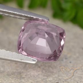 Spinelle Violet clair naturelle Coussin, 1.42 ct, VS