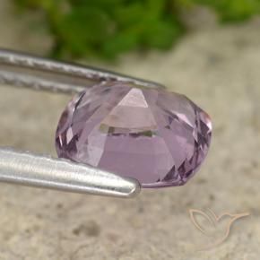 Spinelle Violet clair naturelle Coussin, 1.56 ct, VVS-VS