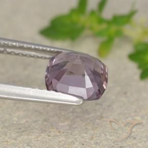Spinelle Violet grisâtre léger naturelle Coussin, 1.56 ct, VVS