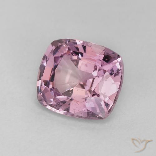 Spinelle Pourpre rosâtre léger naturelle Coussin, 1.43 ct, VVS