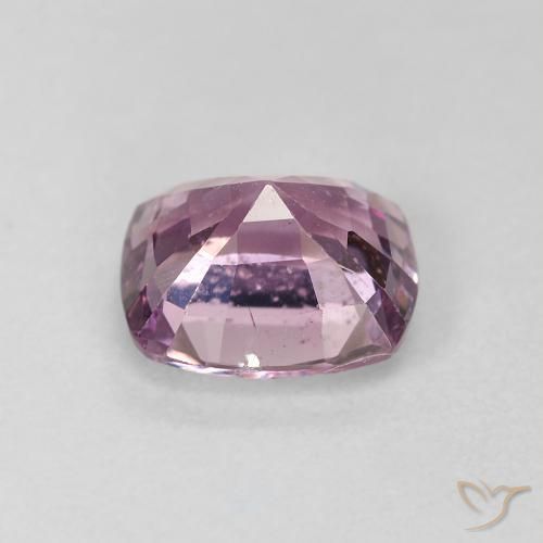 Spinelle Pourpre rosâtre léger naturelle Coussin, 1.43 ct, VVS