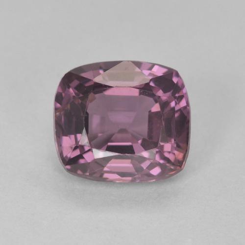 Spinelle Gris prune naturelle Coupe coussin, 1.43 ct, VVS