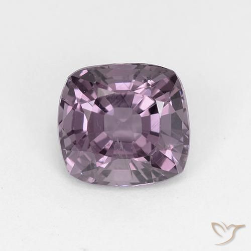 1.56ct Naturel Pourpre gris Spinelle, Coussin, VS