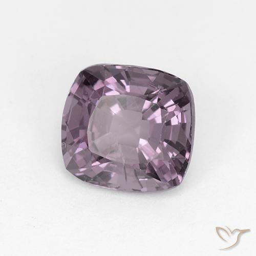 Spinelle Pourpre gris naturelle Coussin, 1.56 ct, VS