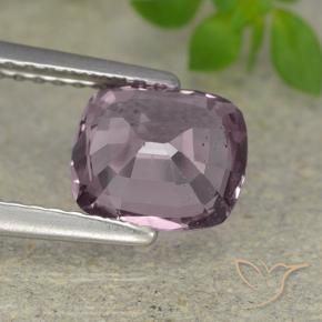 Spinelle Violet Rosâtre naturelle Coussin, 1.73 ct, VS
