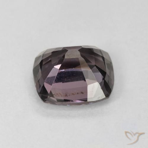 Spinelle Violet grisâtre naturelle Coupe coussin, 1.60 ct, VS