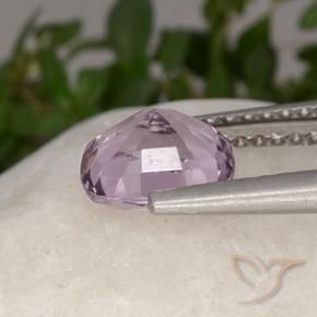 Spinelle Pourpre rosâtre très clair naturelle Coussin, 1.42 ct, VVS