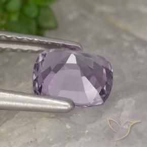 Spinelle Violet rosâtre léger naturelle Coussin, 1.10 ct, VVS