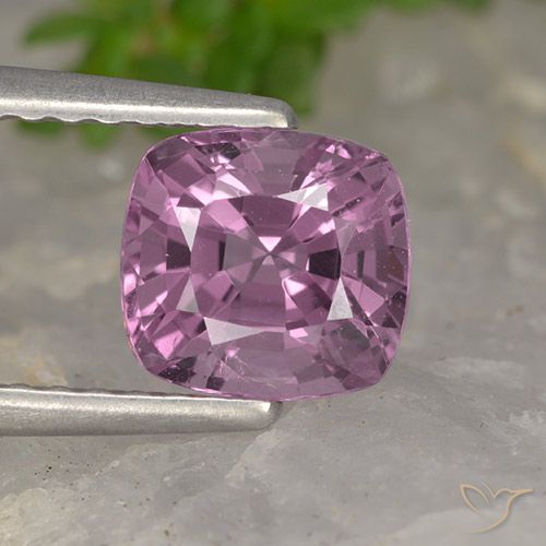 1.25ct Naturel Pourpre moyen Spinelle, Coussin, VVS