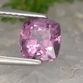 Spinelle Pourpre moyen naturelle Coussin, 1.25 ct, VVS