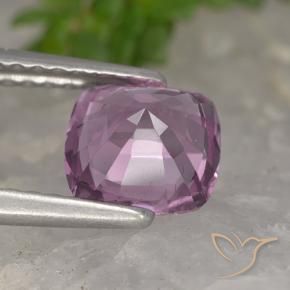 Spinelle Pourpre moyen naturelle Coussin, 1.25 ct, VVS