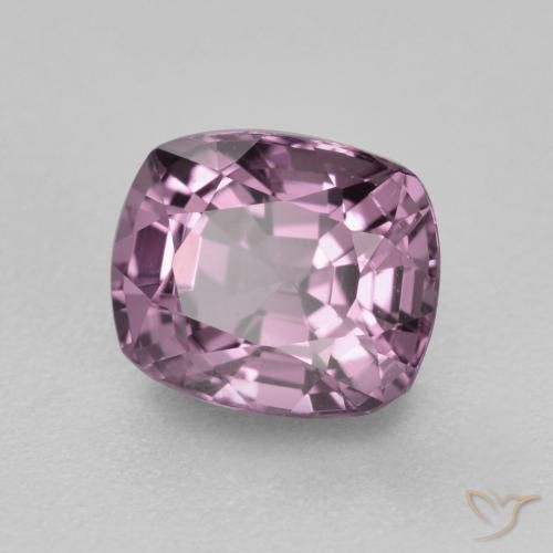 Spinelle Lavande profond naturelle Coussin, 1.23 ct, VS