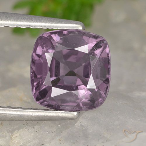 1.43ct Naturel Pourpre moyen Spinelle, Coussin, VS