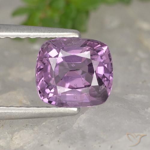 1.25ct Naturel Violet clair Spinelle, Coussin, VVS-VS