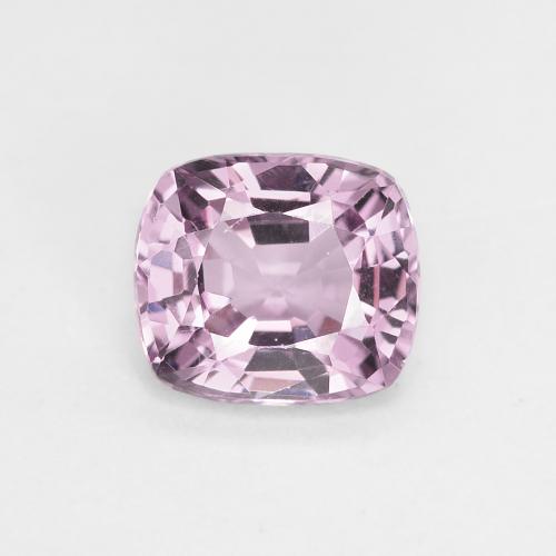 Spinelle Pourpre très clair naturelle Coupe coussin, 1.14 ct, VVS