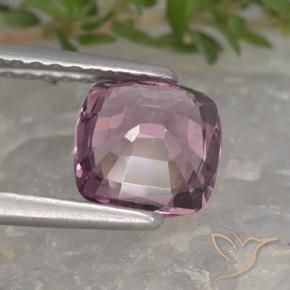 Spinelle Pourpre foncé naturelle Coussin, 1.26 ct, VVS