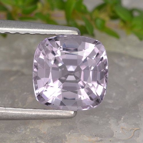 1.42ct Naturel Violet clair Spinelle, Coussin, VVS