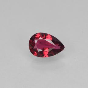 Spinelle Rouge groseille naturelle En forme de poire, 0.33 ct, VS