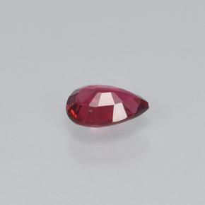 Spinelle Rouge groseille naturelle En forme de poire, 0.33 ct, VS