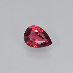Spinelle rouge naturelle en forme de poire, 0,35 ct, VVS-VS