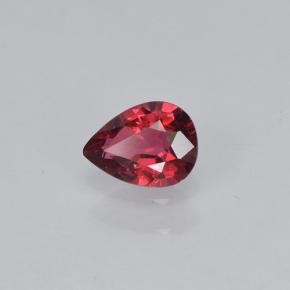 Spinelle rouge naturelle en forme de poire, 0,35 ct, VVS-VS