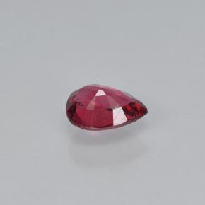 Spinelle rouge naturelle en forme de poire, 0,35 ct, VVS-VS