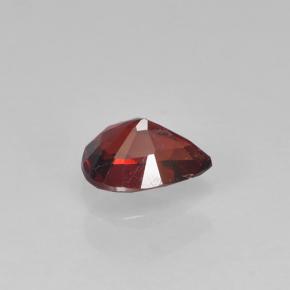 Spinelle Rouge sang profond naturelle En forme de poire, 0.39 ct, VVS-VS