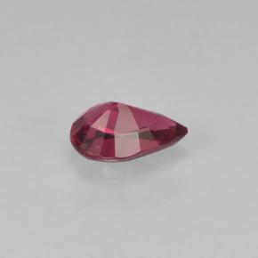 Spinelle Rouge groseille naturelle En forme de poire, 0.35 ct, VS