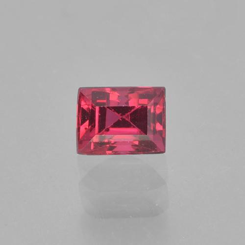Spinelle Rose rougeâtre profond naturelle Baquette, 0.31 ct, VVS-VS