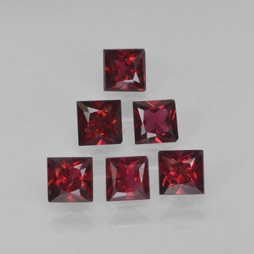 Achetez naturel 0,88ct rouge spinelle gems, carré, en provenance myanmar chez gemselect. en stock, livraison internationale!
