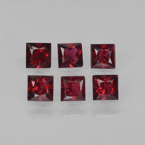 Achetez naturel 0,88ct rouge spinelle gems, carré, en provenance myanmar chez gemselect. en stock, livraison internationale!