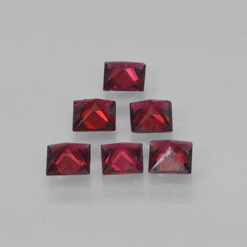 Achetez naturel 0,88ct rouge spinelle gems, carré, en provenance myanmar chez gemselect. en stock, livraison internationale!